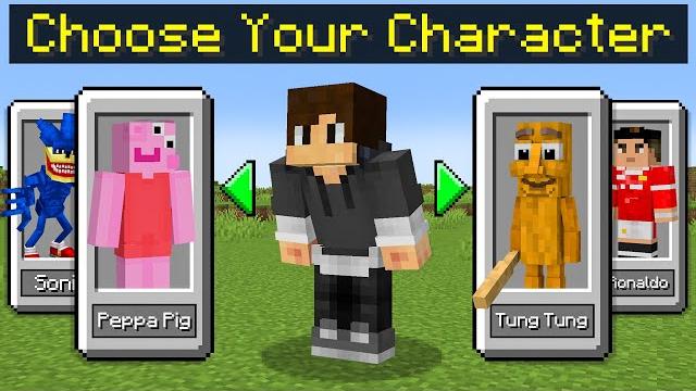 Minecraft choose your character… Minecraft choose your character…