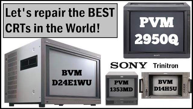 Sony bvm d24e1wu, pvm 2950q & more! what repairs are coming next? thanks for 2 years of crt repair Sony bvm d24e1wu, pvm 2950q & more! what repairs are coming next? thanks for 2 years of crt repair