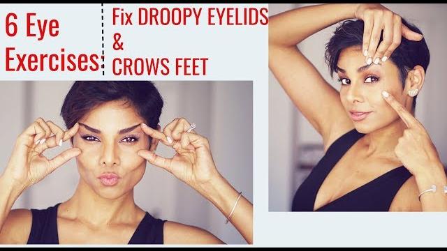 6 eye exercises: tighten droopy eyelids and reduce wrinkles around eyes/ blushwithme-parmita 6 eye exercises: tighten droopy eyelids and reduce wrinkles around eyes/ blushwithme-parmita