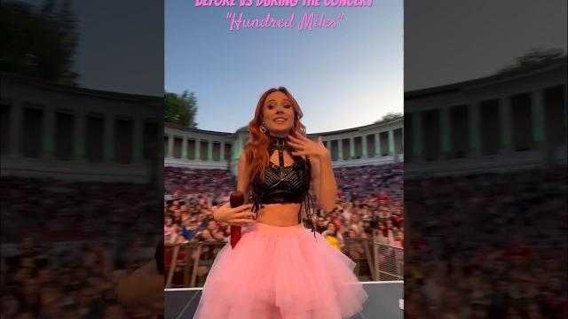 "hundred miles" in 360 | before vs during the concert | andra gogan "hundred miles" in 360 | before vs during the concert | andra gogan