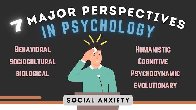 Psychology's 7 modern perspectives Psychology's 7 modern perspectives