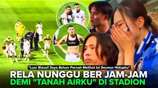 Bikin merinding fans lawanreaksi jepang lihat fans & pemain timnas indonesia nyanyikan tanah airku Bikin merinding fans lawanreaksi jepang lihat fans & pemain timnas indonesia nyanyikan tanah airku