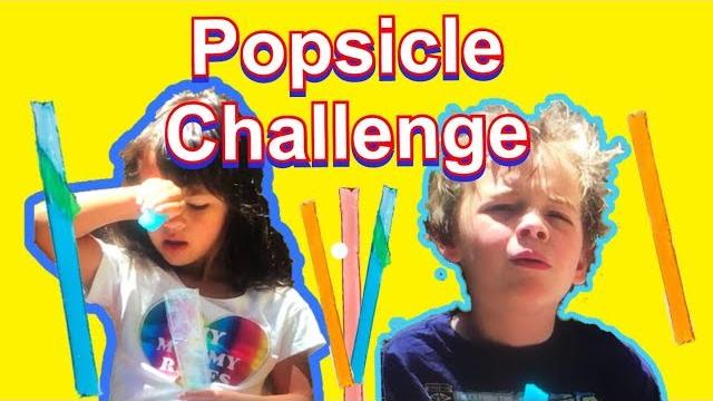 The popsicle challenge !!!! The popsicle challenge !!!!