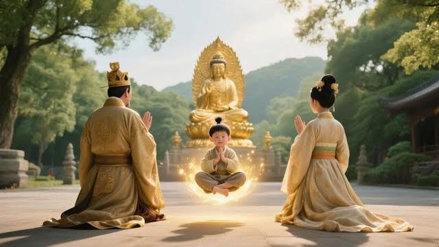 A little boy showed up out of nowhere after the prince begged the bodhisattva for a grandson! A little boy showed up out of nowhere after the prince begged the bodhisattva for a grandson!