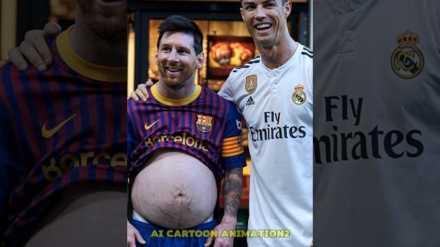 Messi and ronaldo at kfc Messi and ronaldo at kfc