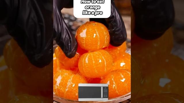 How to eat orange like a pro with @foodiechina888 #shorts How to eat orange like a pro with @foodiechina888 #shorts