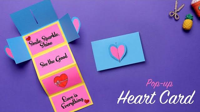 Diy pop-up card | twist and pop card tutorial | greeting card Diy pop-up card | twist and pop card tutorial | greeting card