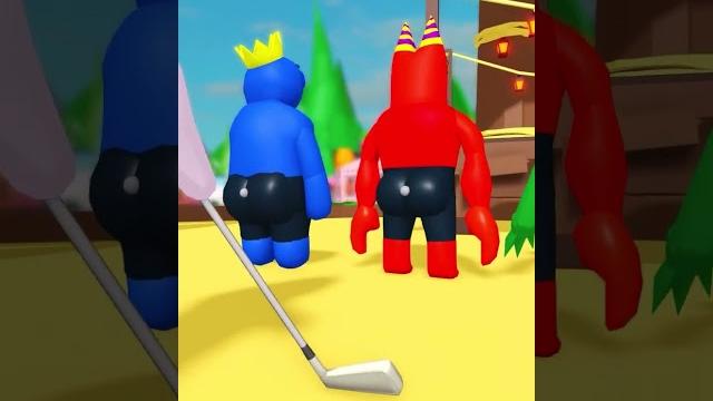 Банбалина и радужные друзья играют в гольф #shorts Банбалина и радужные друзья играют в гольф #shorts