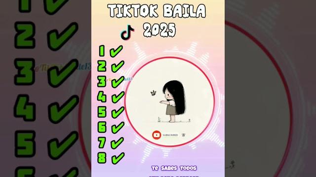 Si te sabes el tiktok baila! 2025│nuevos trends de tiktok│bailando tik tok #2025 #tiktok Si te sabes el tiktok baila! 2025│nuevos trends de tiktok│bailando tik tok #2025 #tiktok