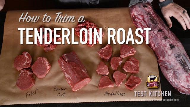 How to trim a tenderloin roast How to trim a tenderloin roast
