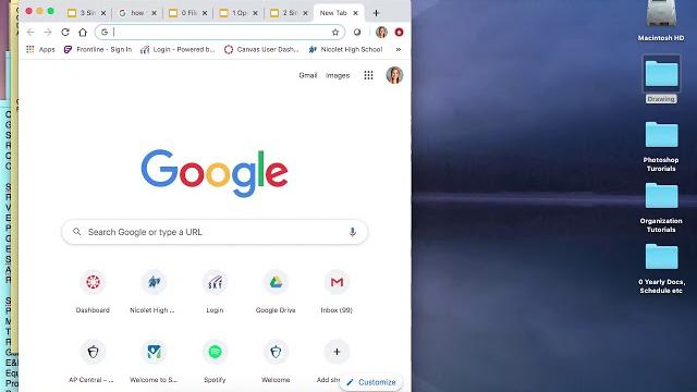 Organizing folders drive and desktop Organizing folders drive and desktop