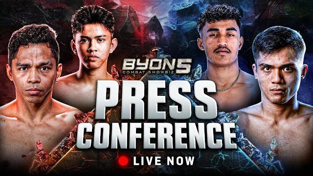 Live press conference! byon combat showbiz vol. 5! Live press conference! byon combat showbiz vol. 5!