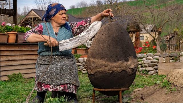 Cooking lamb inside a dragon egg: mythical cooking adventure | Cooking lamb inside a dragon egg: mythical cooking adventure |