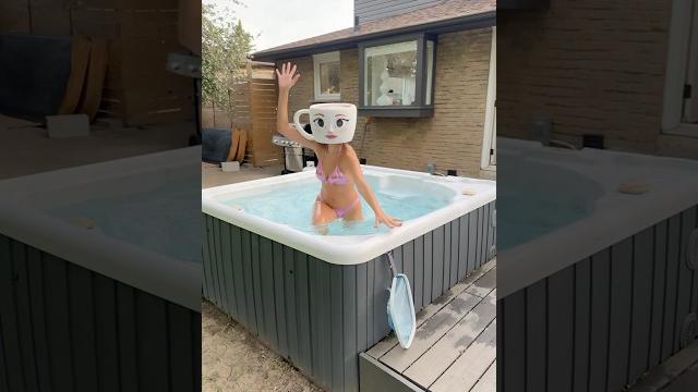 Ballerina cappuccina in hot tub!! Ballerina cappuccina in hot tub!!