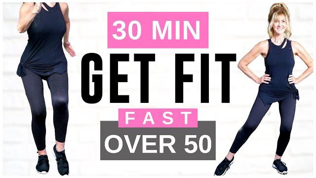 30 minute get fit indoor walking workout for women over 50! 30 minute get fit indoor walking workout for women over 50!