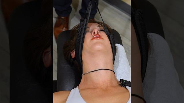 Deep cervical traction without the thrust #ystrap Deep cervical traction without the thrust #ystrap