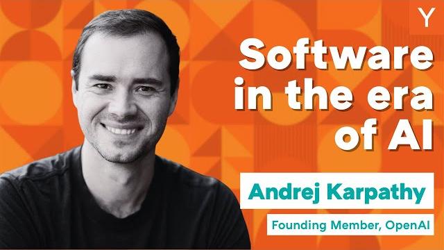 Andrej karpathy: software is changing (again) Andrej karpathy: software is changing (again)