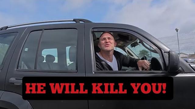 Fu**ing pr**k local headcase wanted us dead! Fu**ing pr**k local headcase wanted us dead!