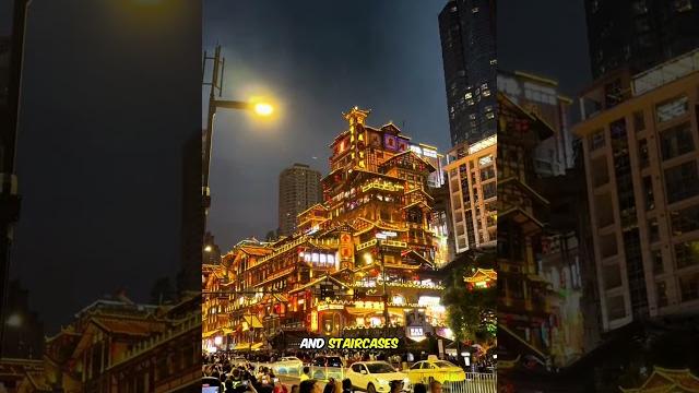Extremely complicated traffic in chongqing, china Extremely complicated traffic in chongqing, china