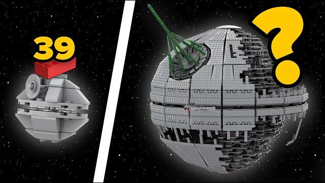 Lego death star in different scales | comparison Lego death star in different scales | comparison