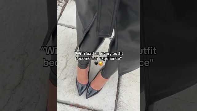 It’s not just an outfit, it’s a feeling #leather #ootd #leggings #heels #shoes #fashion #fyp It’s not just an outfit, it’s a feeling #leather #ootd #leggings #heels #shoes #fashion #fyp