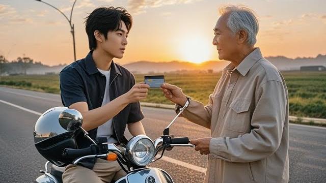 The poor boy returns a lost wallet to an elderly man, who then makes him the wealthiest man. The poor boy returns a lost wallet to an elderly man, who then makes him the wealthiest man.