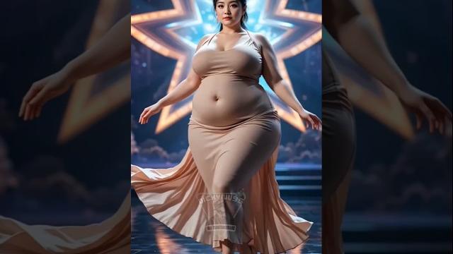 From a chubby-dancer-bird of paradise-model woman #shorts #agt #ai #model #dance #magic #kpop #show From a chubby-dancer-bird of paradise-model woman #shorts #agt #ai #model #dance #magic #kpop #show