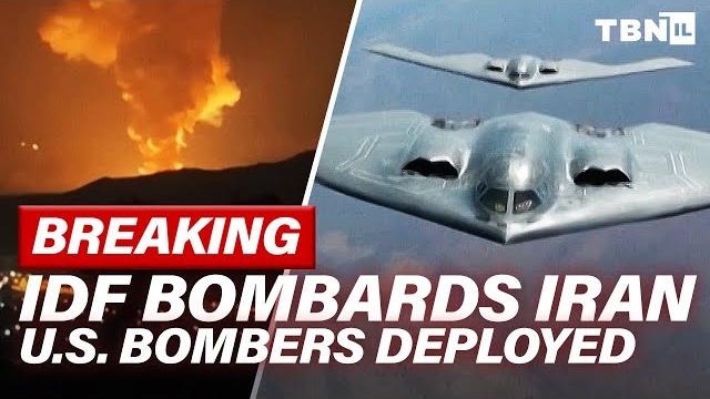 Breaking: iran missiles rain down on israel; u.s. bombers, fleet deployed outside iran | tbn israel Breaking: iran missiles rain down on israel; u.s. bombers, fleet deployed outside iran | tbn israel