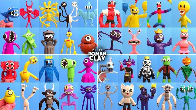 Making all rainbow friends fan mods roblox with clay Making all rainbow friends fan mods roblox with clay