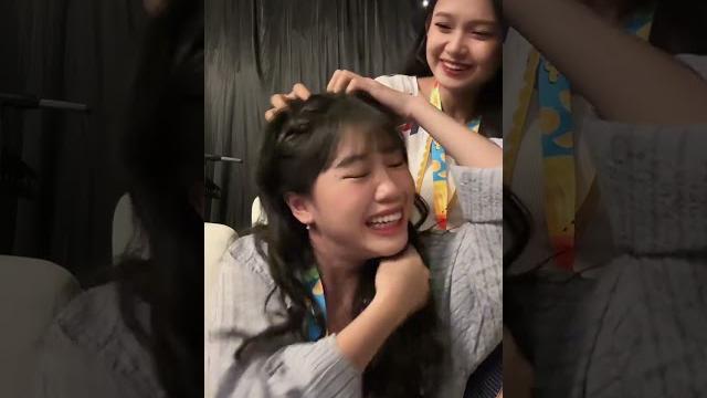 #ludah #lulujkt48 with #indahjkt48 #ludah #lulujkt48 with #indahjkt48