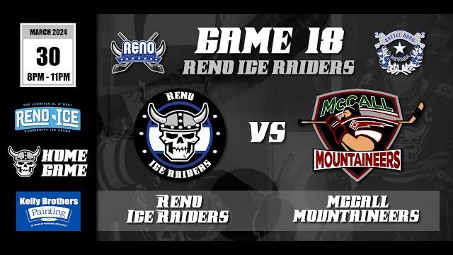 Reno ice raiders vs mccall mountaineers 3/30/24 Reno ice raiders vs mccall mountaineers 3/30/24