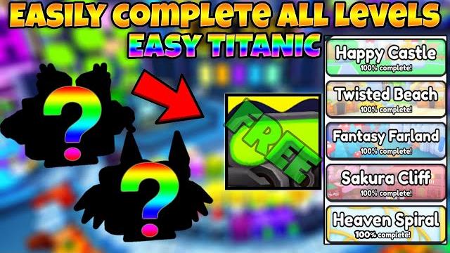 Easily complete levels & infinite mode for free titanic in pet simulator 99 (tower defense) Easily complete levels & infinite mode for free titanic in pet simulator 99 (tower defense)
