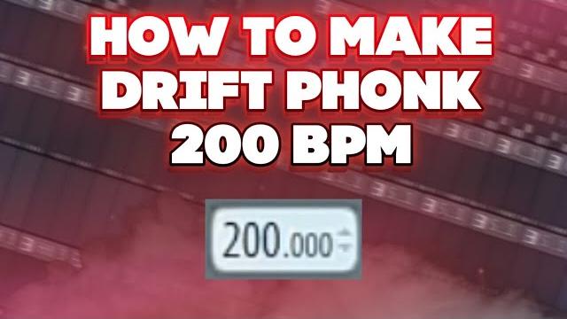 How to make drift phonk 200 bpm | fl studio 20 How to make drift phonk 200 bpm | fl studio 20
