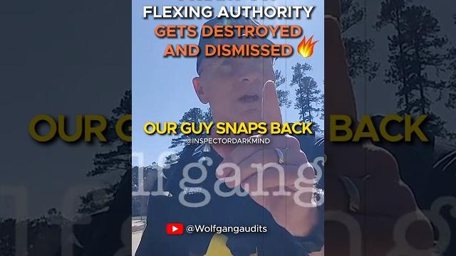 'you are not dismissing me!' cop gets dismissed, educated and shut down by guy refusing to id 'you are not dismissing me!' cop gets dismissed, educated and shut down by guy refusing to id
