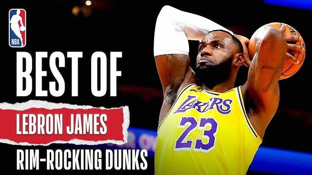 Best of lebron james rim-rocking dunks | nba career Best of lebron james rim-rocking dunks | nba career