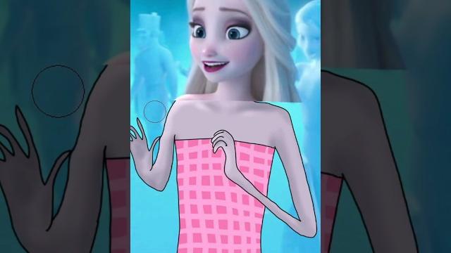 Elsa barbie #frozen #drawingmeme #funny Elsa barbie #frozen #drawingmeme #funny