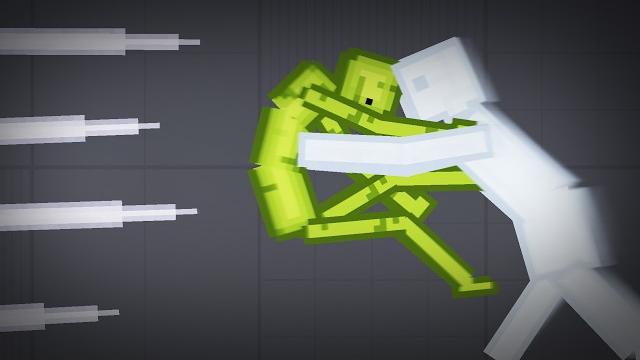 Melons fight with androids in people playground Melons fight with androids in people playground
