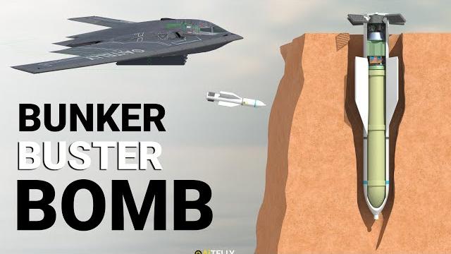 How a bunker buster bomb works? How a bunker buster bomb works?