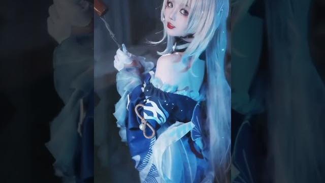 心海之大 一锅炖不下 "cos "原神 "珊瑚宫心海 #穿搭 心海之大 一锅炖不下 "cos "原神 "珊瑚宫心海 #穿搭