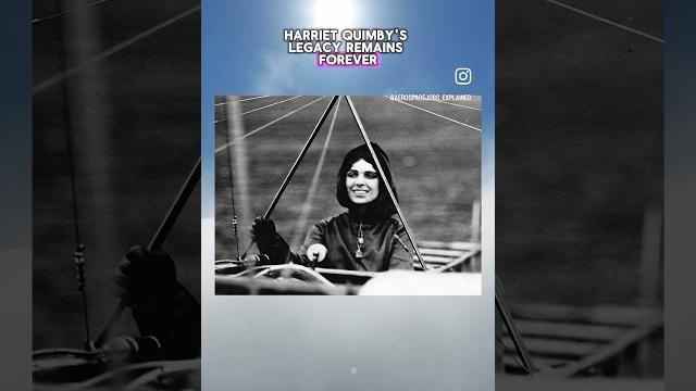 Women in aviation history: harriet quimby #history #aviation #aerospace #jobsexplained #oeta Women in aviation history: harriet quimby #history #aviation #aerospace #jobsexplained #oeta