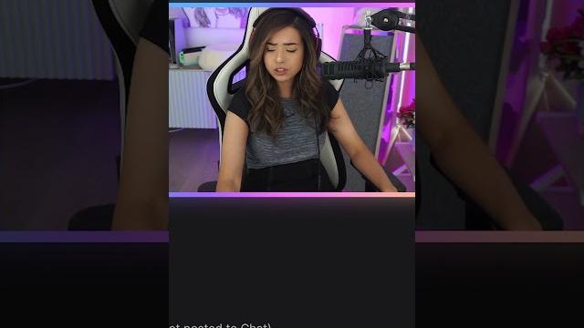 Pokimane dropped something... #shorts Pokimane dropped something... #shorts