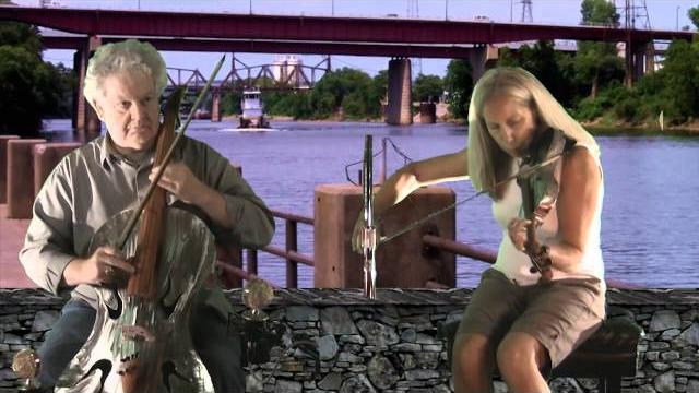 Stainless steel acoustics cello and viola performed by kristin wilkinson and john catchings Stainless steel acoustics cello and viola performed by kristin wilkinson and john catchings