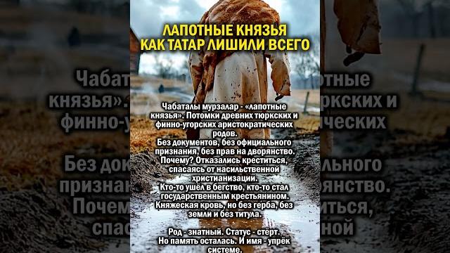 Князья в лаптях #история #татарстан #россия Князья в лаптях #история #татарстан #россия
