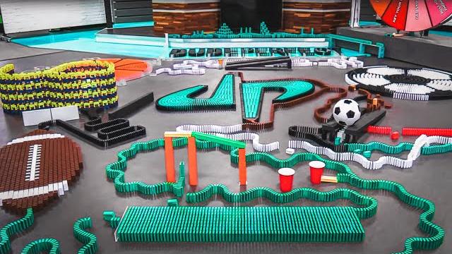 Dude perfect domino extravaganza Dude perfect domino extravaganza