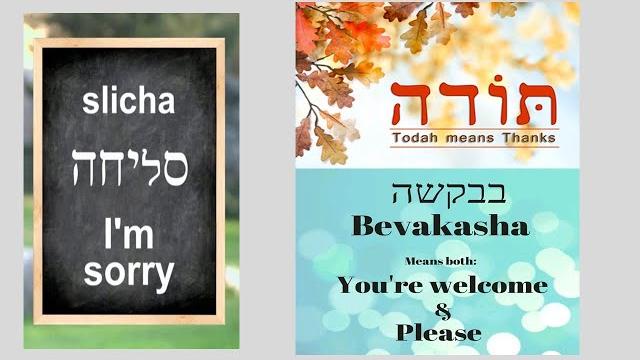 S'licha, todah, b'vakasha S'licha, todah, b'vakasha