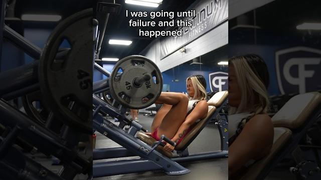 I was going until failure and this happened… #gym #fitness #legpress I was going until failure and this happened… #gym #fitness #legpress