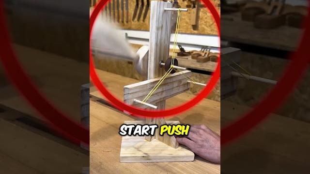 Infinite homemade rubber band fan (@timedrawerwoodwork) #shorts Infinite homemade rubber band fan (@timedrawerwoodwork) #shorts