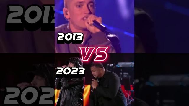 Eminem - (rap god) - 2013 vs 2023 #edit #rap Eminem - (rap god) - 2013 vs 2023 #edit #rap