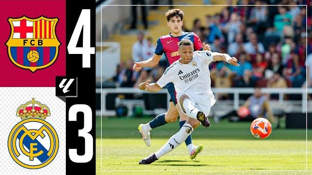 Highlights | fc barcelona 4-3 real madrid | laliga 2024/25 Highlights | fc barcelona 4-3 real madrid | laliga 2024/25