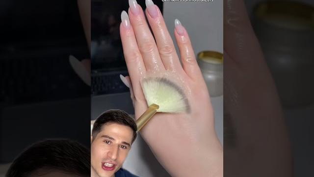 This hand routine is too much. #dermreacts #asmr This hand routine is too much. #dermreacts #asmr